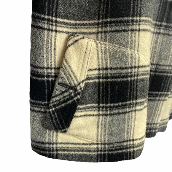 Pink by Victoria’s Secret Plaid Wool Blend Coat M - Picture 4 of 10